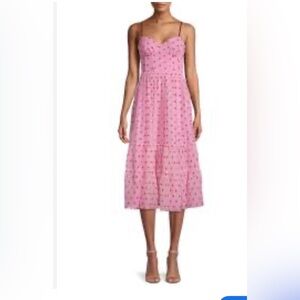 Pink heart 🩷 Midi Dress- Betsey Johnson